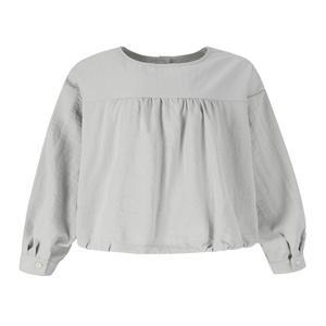 [퀸스타일] 리치 더블 웨이 블라우스 (GREY)