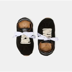 [슈콤마보니] Fev_Retro sneakers(black)_DE4DS25007BLK