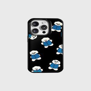 [더나인몰] pattern puffer vest puppy [에폭시 범퍼케이스]