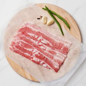 국내산 돼지고기 싸먹는 삼겹살 구이용 600g (300gx2팩/냉동) 슬라이스 찜