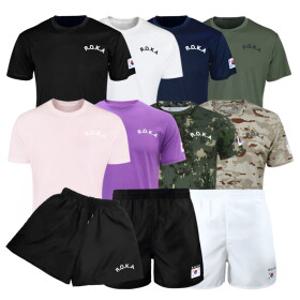 로카 ROKA 코리아아미 반팔 반바지 세트 기능성 트레이닝복