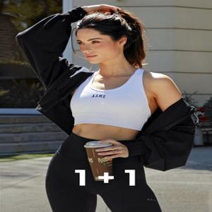 스무드터치 크롭 후드 집업 1+1