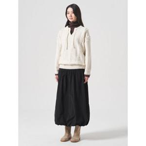 벌룬 롱 스커트  블랙 (164Y27FY15)