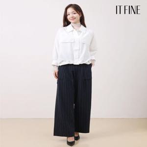 [잇파인] 스트라이프 롱 슬랙스_P24SPA001