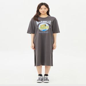 여성) 그래픽 반팔 롱 원피스_MSE2OO2202