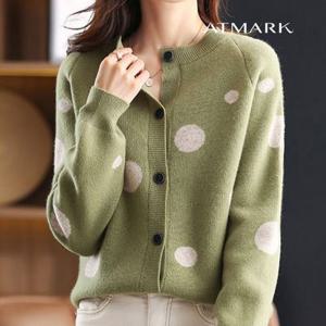 ATMARK 도트라운딩니트가디건_AA39CD013G