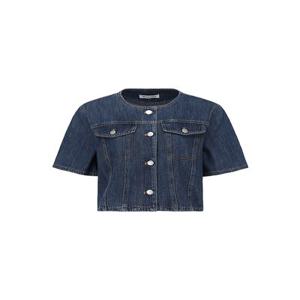 여성) 숏슬리브 데님 재킷_MSE2KG2002