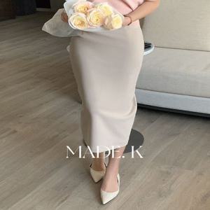 [단독][자체제작/15만장돌파!/S-XL/하객룩????]#여름???? 란프 히든밴딩 뒷트임 롱 스커트 (하객룩/오피스룩/데이트룩/여름하객룩/롱스커트/밴딩스커트/여름스커트)