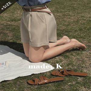 [단독][자체제작/2만장돌파/S-XL]#여름???? 로렌츠 핀턱 하프 슬랙스 (데일리룩/데이트룩/여름팬츠/하프슬랙스/핀턱슬랙스/여름슬랙스)
