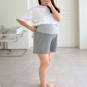 임부복 스판 시원한 임산부반바지 임산부레깅스 임부 팬츠 임산부속바지 홈웨어 잠옷 3부 빅사이즈 보들 첸셀 모달