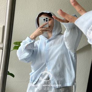 [MADE] 키엘리 블라우스 후드 가디건