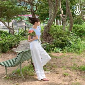 [단독] [여름????/컬러추가/3단기장/누적20만장/made] 허쉬 코튼 와이드팬츠 - 4 Color (썸머/하객룩/바지/빅사이즈/코튼팬츠/출근룩/오피스룩/화이트팬츠)