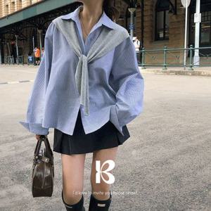 [MADE/보이핏]본다이 옥스포드 스트라이프 셔츠