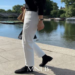 [단독] [????시즌오프] [2만장돌파/바지/면바지][직진배송][MNLB] 랜드 데일리 세미일자 코튼 팬츠