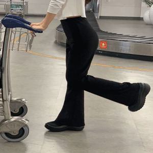 [숏,롱ver/교복바지][MADE]콜릿 여름 부츠컷 밴딩 와이드 트레이닝 슬랙스 공항 롱 팬츠