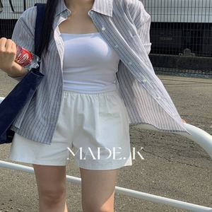 [자체제작/S-L]#여름???? 조이아 밴딩 코튼 숏 팬츠 (데일리룩/코튼팬츠/숏팬츠/밴딩팬츠/반바지/여름팬츠/봄팬츠)
