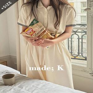 [자체제작/오늘출발/5만장돌파!/숏,롱/S-XL]#여름???? 쥬얼 피케 스트링 원피스 (데일리룩/데이트룩/여름원피스/반팔원피스/롱원피스/미니원피스)