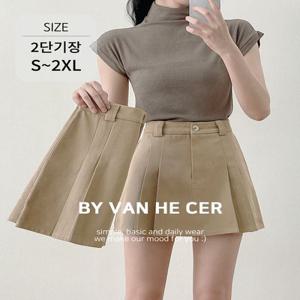 [~2XL/기장선택가능] A라인 플리츠 미니 스커트 P#YW821
