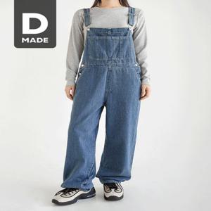 [3천장돌파][MADE] 빅사이즈 S-4XL 네르디 데님 멜빵 와이드 팬츠