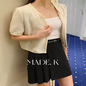 [자체제작/3만장돌파!/뉴컬러추가!/S-XL/하객룩????]#여름???? 데이번 노카라 트위드 반팔 자켓 (하객룩/데이트룩/트위드자켓/반팔자켓/노카라자켓/하객룩자켓/여름자켓)