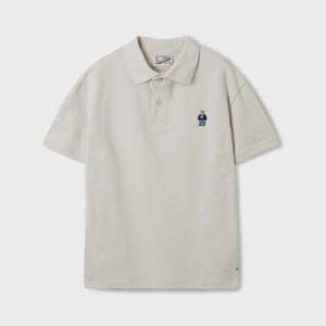 [25SS NEW] 스티브 반팔 카라 티셔츠(U) / WHHAF2411U