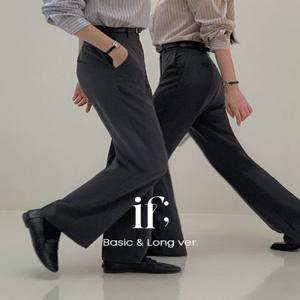 [자체제작/기본,롱/S-L]#여름???? 이프 데일리 세미 부츠컷 슬랙스 (데일리룩/개강룩/하객룩/출근룩/부츠컷슬랙스/봄슬랙스/세미부츠컷)