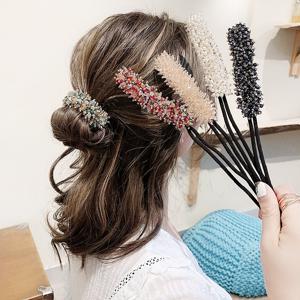반짝반짝 와이어 올림 머리끈 1+1