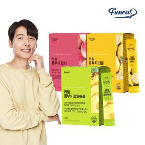 [특가] 무설탕 발효탄산 퍼니트 리얼 콤부차 3종 파인애플/레몬/복숭아 5g*30포