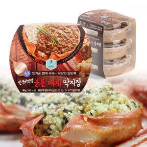 인생비빔장 속초 붉은 대게 딱지장X3개입 감칠맛/매콤한맛 택1