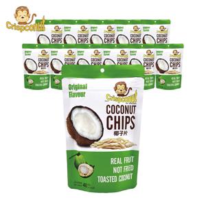 킨디 크리스프코넛 코코넛칩 40g X 12봉 크래커