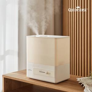 QUEENSENSE 24년형 퀸센스 듀얼노즐 4.3L 대용량 초음파 가습기 QSHD-S430