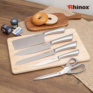 라이녹스 올스텐 칼 6종 세트 (중식도, 식도, 과도, 빵칼, 가위, 칼블럭)