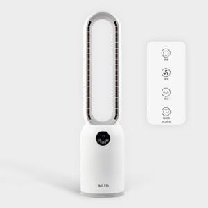 MILLTH 밀스 AC 디지털 날개없는 리모컨 선풍기 MTH-FAN2025AC-DIG