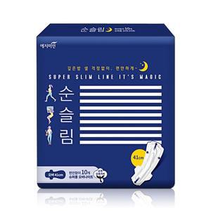 예지미인 순슬림 슈퍼롱 오버나이트 10P