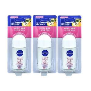 니베아 데오드란트 롤온 엑스트라 브라이트 50ml 3개묶음
