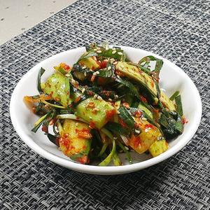 [반찬천국] 오이부추무침