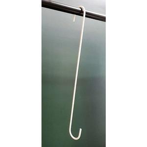 [제이큐]S자 스틸 고리 화이트 40cm X ( 5매입 )