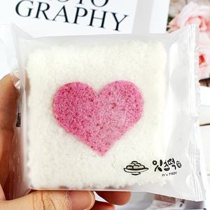 잇츠떡 하트꿀설기 1되 25개 세트 백설기 패턴떡 개별포장 식사대용떡 냉동 간식