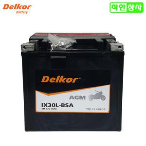 델코 AGM 바이크 ATV UTV 배터리 YIX30L-BS 12V30A STX30L 무료충전