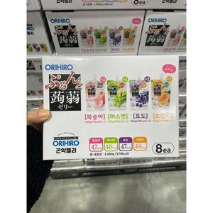 오리히로 일본 곤약젤리 130g 코스트코 과일맛 저칼로리 간식