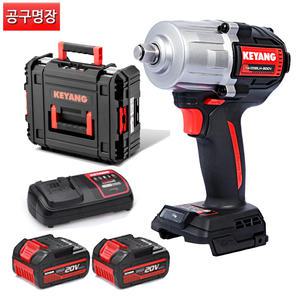 계양 IW20BLH-800V 충전 임팩트 렌치 800W급 케이스 배터리 충전기 포함 / 공구명장