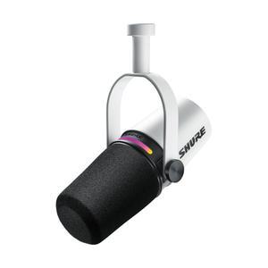 SHURE MV7+ 슈어 팟캐스트 하이브리드 듀얼 마이크 유튜브 방송용 화이트