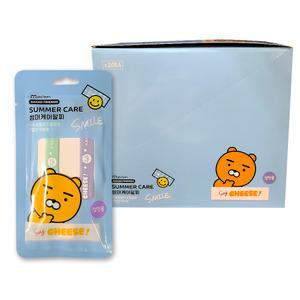 24년형 카카오프렌즈 라이언 썸머팔찌 2개입 x 20팩 모기 퇴치 기피 썸머밴드 캠핑 휴가 차박 야외활동