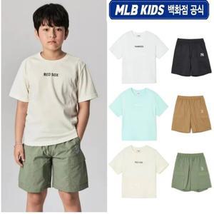 [MLB키즈](강남점)24SS 아웃도어 반팔 티셔츠 세트 (3color)7AS1CP243