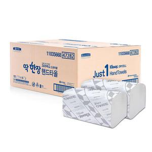 크리넥스 드라이셀 딱한장 핸드타올 리필형 1박스 47282