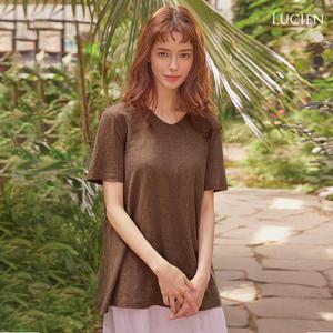 루시앙 내추럴 쿨 린넨 티셔츠