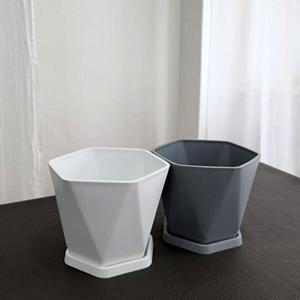 [셀러허브 식품]고강도 플라스틱 육각 화분 23x20cm