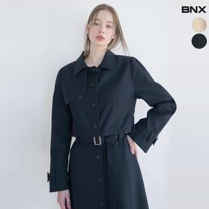 [BNX]여성 트렌치 크롭 자켓 롱 스커트 세트