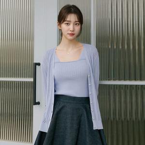 [르포엠][최초가 89,000원][르포엠]스텔라 골지 가디건 앙상블 4종세트