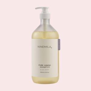 나인밀라 퓨어히노끼 샴푸 1000ml 1개 블랙베리